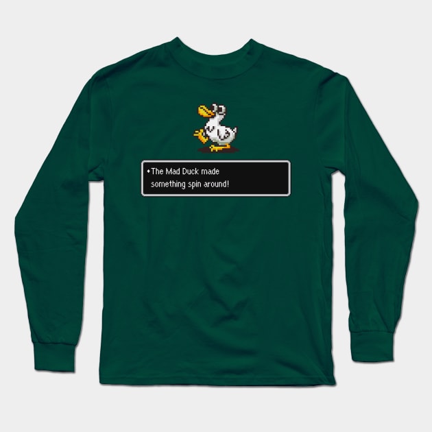 Mad Duck Long Sleeve T-Shirt by spritetastic